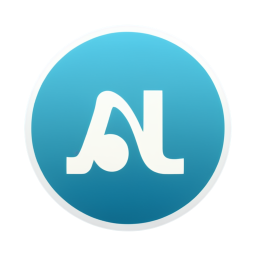 generate the icon to use as web page favicon. the text "AI" should be included. - icon | sticker