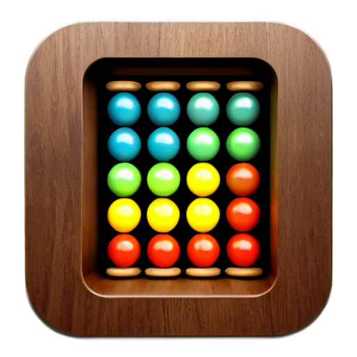 ios style, app icon, rounded corner,abacus - icon | sticker