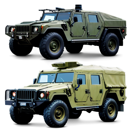 military vehicle max 256 colors - icon | sticker