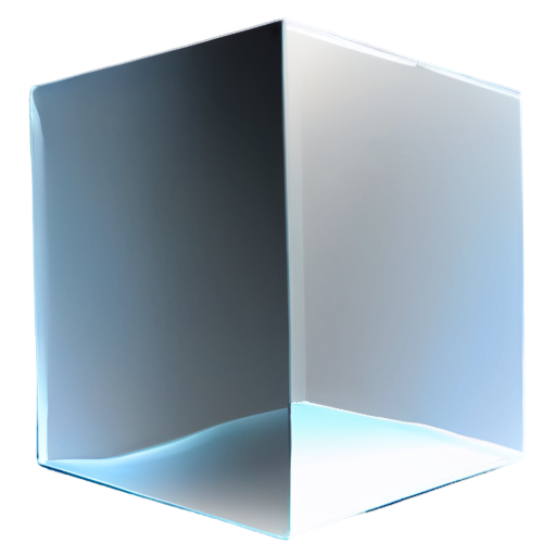 perspective view cube - icon | sticker