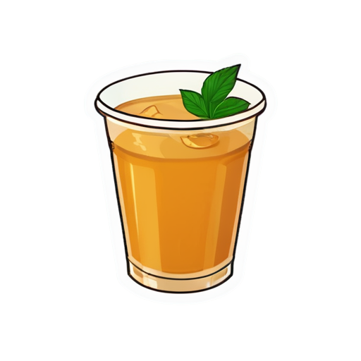 Yam-fruit tea with the addition of yam herbs and chav berries. - icon | sticker