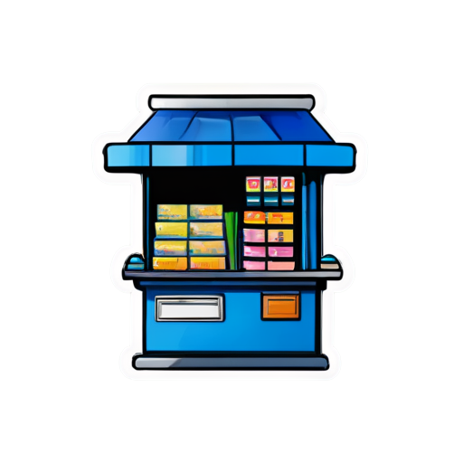 newsstand, logo, beautiful - icon | sticker