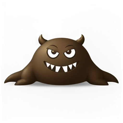 gluttonous bronze ancient texture monster - icon | sticker