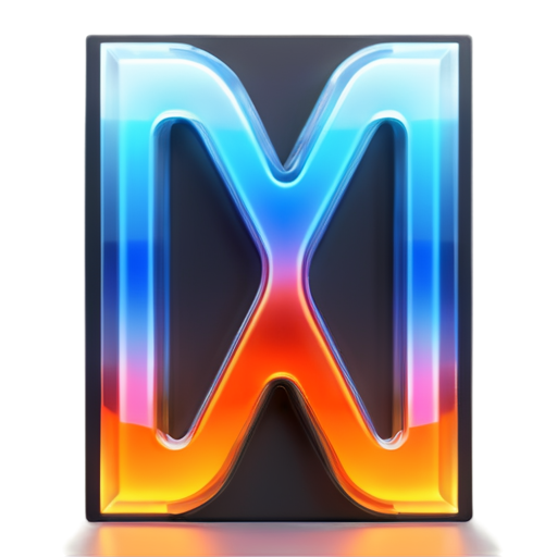 A sleek and modern 'V' shape design with a futuristic and high-tech aesthetic. The 'V' is illuminated with neon blue and white glowing lights, surrounded by dynamic fiery effects with bright orange and red flames. The background should be dark, enhancing the contrast of the glowing 'V' and fire. The overall design should be minimalist, visually striking, and emphasize technology and energy. - icon | sticker