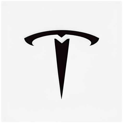 It's similar to the “A” in the Tesla logo. - icon | sticker