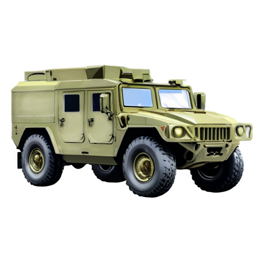 military one vehicle - icon | sticker