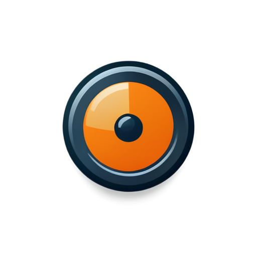 Create a simple and modern logo for a Telegram bot called "Event Radar", designed to connect event organizers and performers. The logo must contain a robot, microphone, compass, candy. Turn on an inconspicuous icon in or near the radar indicating music or performance, for example, a microphone or a musical note. Warm, attractive colors such as shades of orange and dark gray should be used in the color palette. The font for the designation of the "Event Radar" should be clear, bold and modern, located under or around the radar symbol in order to be understandable at small sizes. - icon | sticker