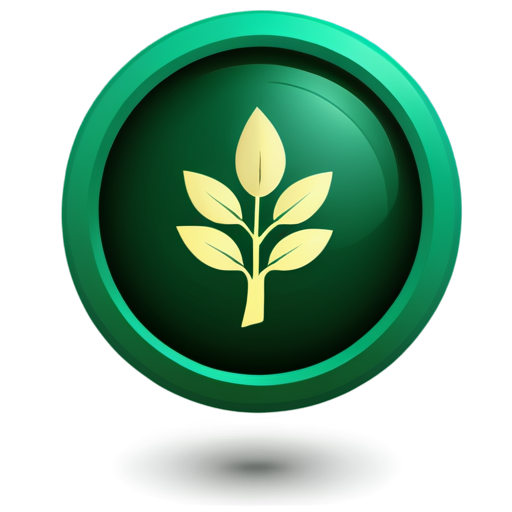 profit growth icon, infographic icon, realistic, emerald colors - icon | sticker