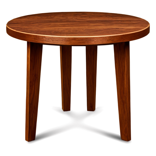 round wood table png - icon | sticker