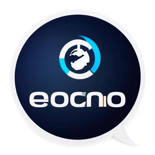 Design a logo for a language learning website called 'Echo English.' The logo should encapsulate the essence of effective communication and the echo of spoken words, reflecting the interactive and auditory nature of language learning. It should be modern, inviting, and resonate with a diverse audience of language enthusiasts. Consider incorporating elements that signify global connectivity, educational growth, and the dynamic exchange of ideas through language. - icon | sticker