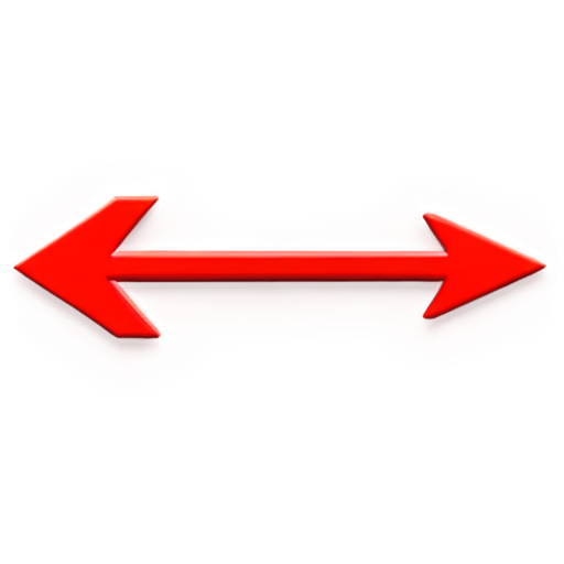 red png arrow - icon | sticker