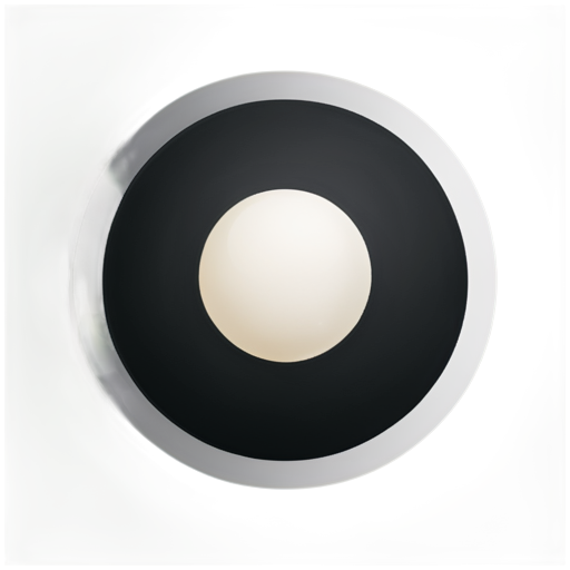 Create a pearl icon with a black background - icon | sticker