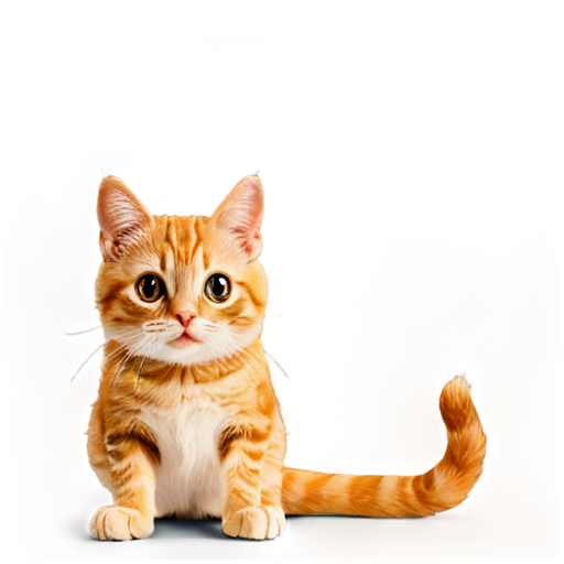 A cute, playful orange cat with large eyes in a sneaky pose, as if peeking over something. The cat has no background, just its body and paws, with a transparent background, making it look like it's spying. Suitable for use as an icon for a password field, but without any additional elements like a password box.I need only half of cat becouse we need put it on password box - icon | sticker