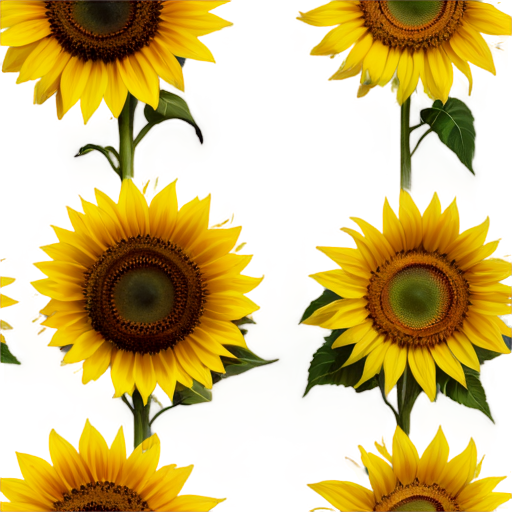 Skeleton sunflower - icon | sticker