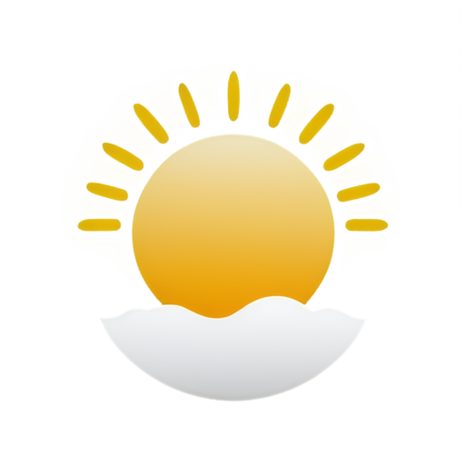 sun, snow - icon | sticker