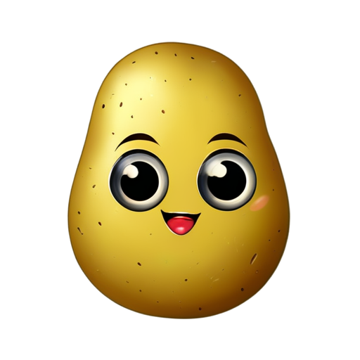 potato with eyes - icon | sticker