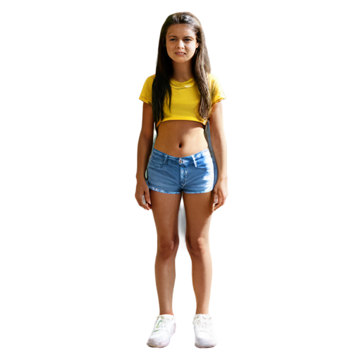 14 year old girl no pants - icon | sticker