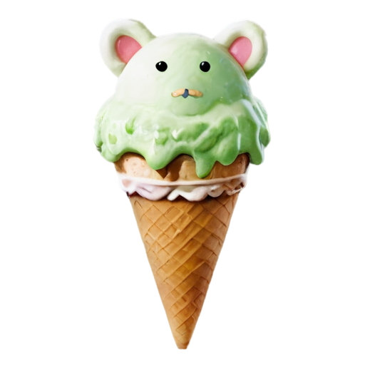 paw icecream - icon | sticker