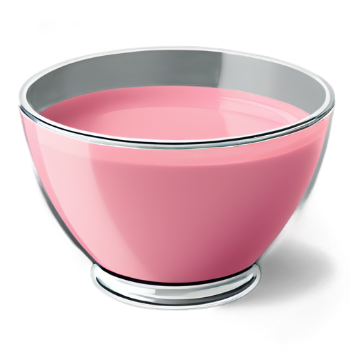 pink milkbowl - icon | sticker