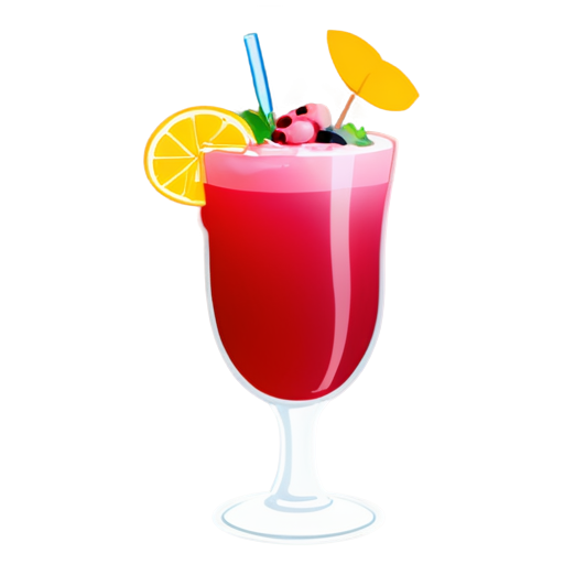 A cold chav-berry cocktail with yam-spice. - icon | sticker