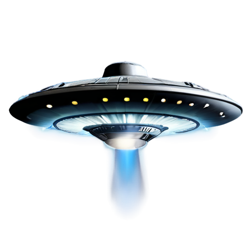 a ufo with the word DONATE - icon | sticker