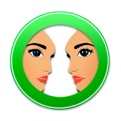 Basic shape: A circular or oval outline is used as the basic shape of the icon. This shape gives people a sense of harmony and completeness, and also conforms to the common design trends of most application icons. Human face elements: Inside the circle, design two or more overlapping human face outlines, which can be translucent to show the visual effect of "face swapping". The lines of the human face can be simplified and presented in an abstract form, which not only retains the basic characteristics of the human face, but also avoids the complexity caused by over-realism. Transformation symbols: Add some symbols or elements that symbolize transformation between or around the human face outlines, such as rotating arrows, interlaced lines, or deformed ripples. These symbols should be designed to be neither obvious nor abrupt, but also to clearly convey the concept of "transformation". AI elements: In order to reflect the AI ​​technical characteristics of the product, some elements representing AI can be added to the icon, such as a corner of the circuit board pattern, a tiny chip icon, or an abstract neural network line. These elements should be designed to be small and delicate to avoid being overwhelming. Color matching: In terms of color, fresh and bright tones can be selected to show the youthfulness and technological sense of the product. For example, use blue or green as the main color, which are often associated with concepts such as technology and innovation. At the same time, contrasting colors or gradient colors can be used on the outline of the face or the transformation symbol to increase the visual impact of the icon. Details: In detail processing, attention should be paid to the overall balance and harmony of the icon. Ensure that the spacing between the elements is reasonable and the proportions are coordinated to avoid the situation of top-heavy or left-heavy. At the same time, pay attention to the recognizability and clarity of the icon to ensure that it can maintain good visual effects at different sizes and resolutions. - icon | sticker