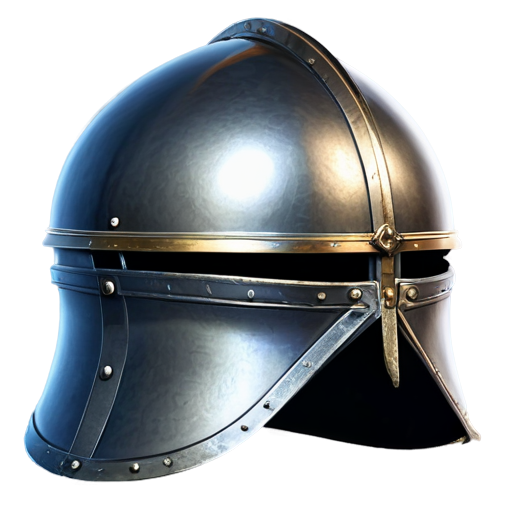 Medieval simple cloth helmet - icon | sticker