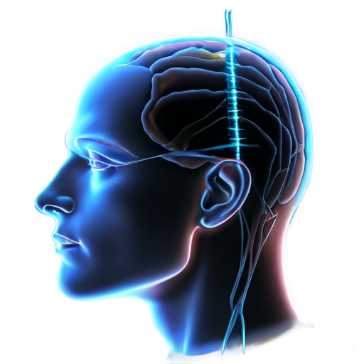 electroencephalogram recording - icon | sticker