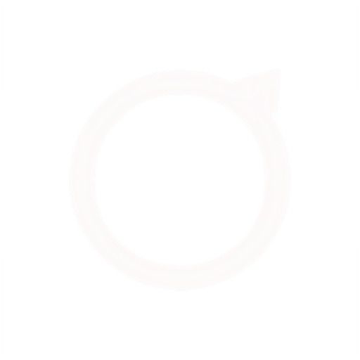 Letter "o" with a minimalist cat - icon | sticker