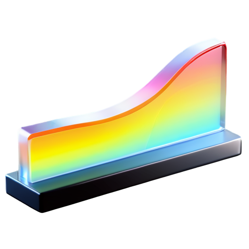 Statistical graph - icon | sticker