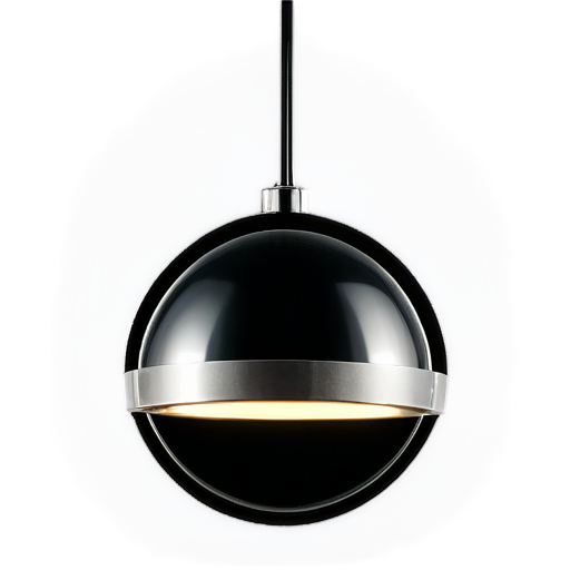 metal pendant light inside a icon circle - icon | sticker