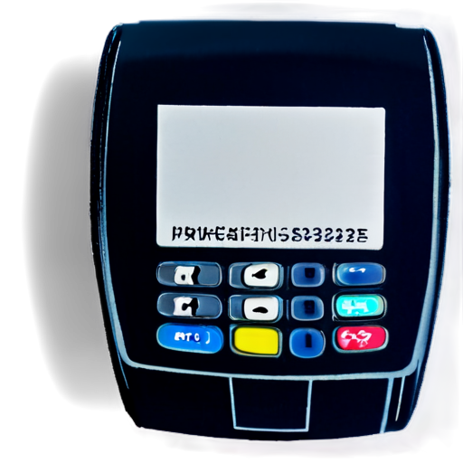 blank receipt from payment terminal on transparent background - icon | sticker