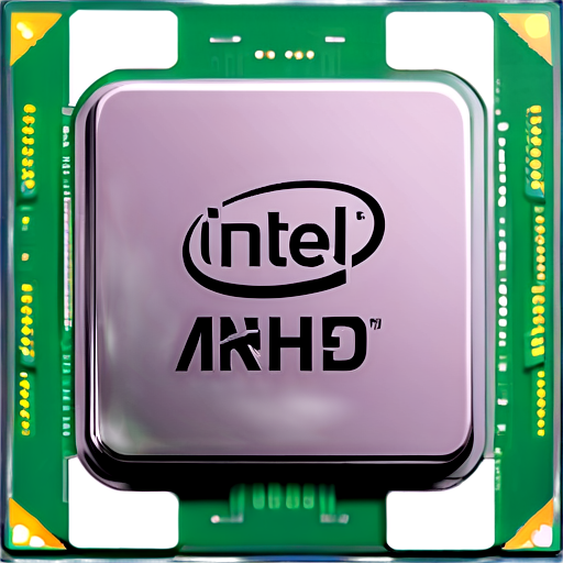 hardware CPU intel, png, 2d, 4:3 form - icon | sticker