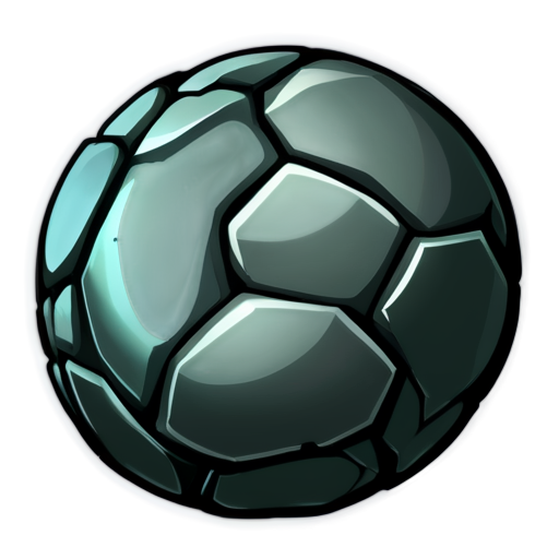 stone rock sphere - icon | sticker