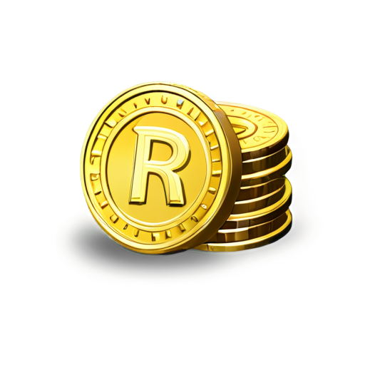 roblox cartoony coin icon - icon | sticker