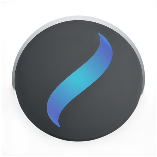 Abstract style artificial intelligence twist bandwith data lake - icon | sticker