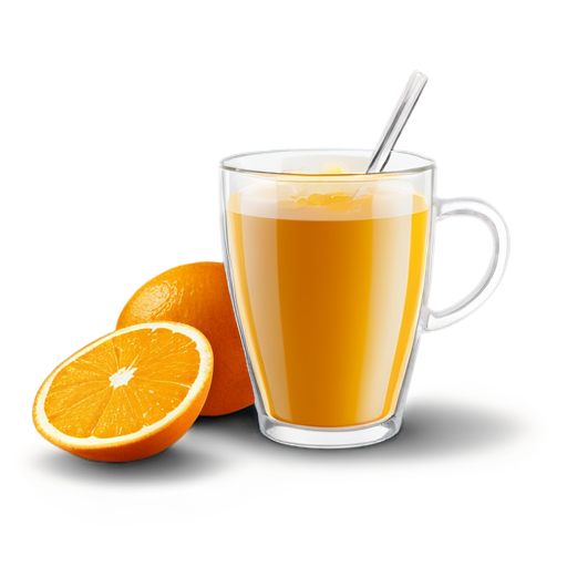 cafe products in yellow-orange colors - icon | sticker