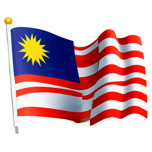 bendera malaysia - icon | sticker