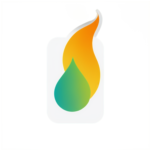 Generate an app icon for a gas safety monitoring platform based on IoT technology, designed to monitor leaks in household and underground gas pipelines. - icon | sticker