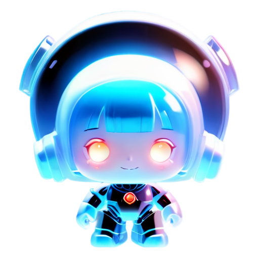 AI character, evil robot - icon | sticker