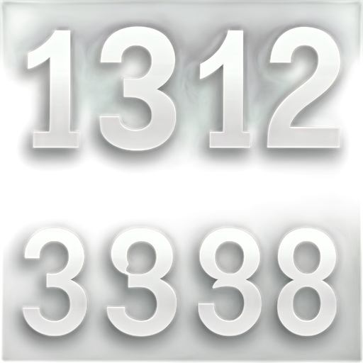 322 numbers - icon | sticker