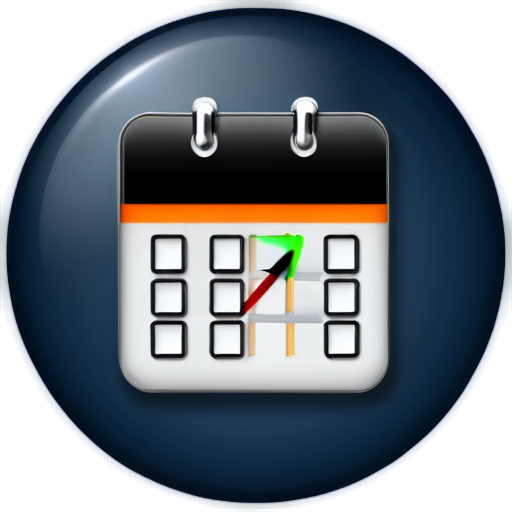 An icon of a scheduling software. My software is called Jimmy Schedule, which focuses on providing simple and efficient schedule management services. - icon | sticker