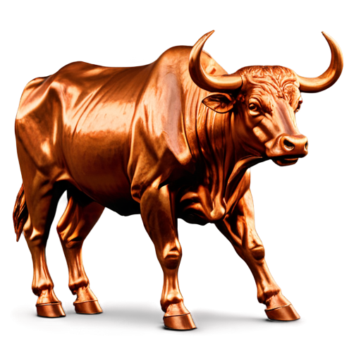 The copper bull - icon | sticker