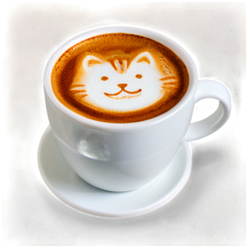 catfoam coffee - icon | sticker