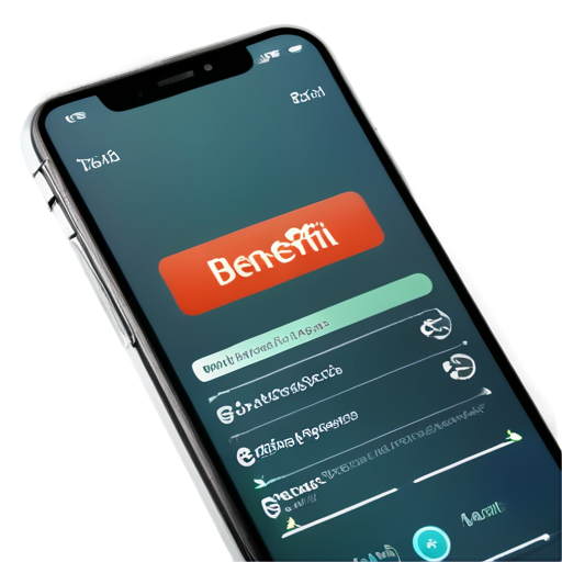 banking app called BeneFi with words in English - icon | sticker