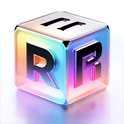 new shiny metal RIT logo - icon | sticker