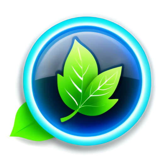 An icon for task management in the BEO cryptocurrency project, blending eco-friendly and innovative design. It features a checklist integrated with a leaf symbol and glowing blockchain lines, symbolizing organization and sustainable progress. The background is a gradient of green and blue tones." - icon | sticker