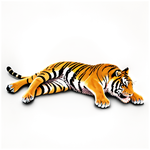 Dead tiger - icon | sticker