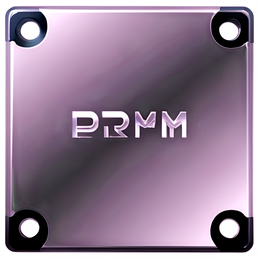 software, high performance, socket client , use PRM as logo - icon | sticker