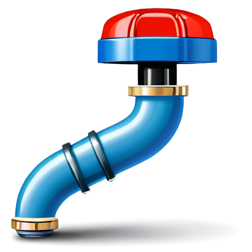 Call a plumber to your home. Blue image - icon | sticker